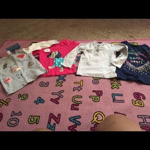 Carter’s 5T long sleeve t shirt bundle deal 💕❤️‼️